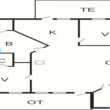 6 Person In Oksbol-by Traum Сasa de vacaciones Oksbøl